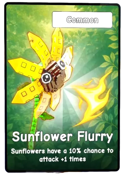 Sunflower Flurry card art